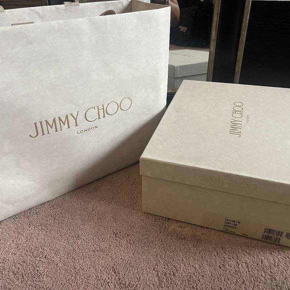 Jimmy Choo Satin Heels - Picture 1 of 9